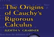 The Origins of Cauchy’s Rigorous Calculus (Dover Books on Mathematics) by Judith V. Grabiner (PDF)