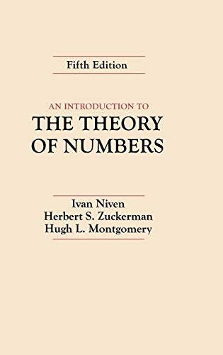 An Introduction To The Theory Of Numbers 5th Edition By Ivan Niven (PDF ...