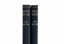 The Theory of Matrices by Felix R. Gantmacher (PDF)