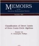 Classification of Direct Limits of Even Cuntz-Circle Algebras by Huaxin Lin (PDF)
