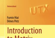 Introduction to Matrix Analysis and Applications (Universitext) 2014th Edition by Fumio Hiai | (PDF) Free Download