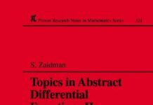 Topics in Abstract Differential Equations II by S D Zaidman (PDF)