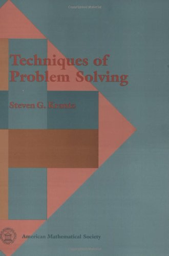 techniques of problem solving krantz