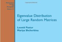 Eigenvalue Distribution of Large Random Matrices by Leonid Pastur (PDF)