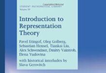 Introduction to Representation Theory (Student Mathematical Library) by Pavel Etingof (PDF)