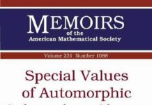 Special Values of Automorphic Cohomology Classes (Memoirs of the American Mathematical Society) by Mark Green (PDF)