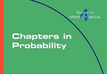 Chapters in Probability (Texts in Mathematics) by Craig Smorynski (PDF)