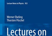 Lectures on Quantum Statistics: With Applications to Dilute Gases and Plasmas (Lecture Notes in Physics Book 953) by Werner Ebeling (PDF)